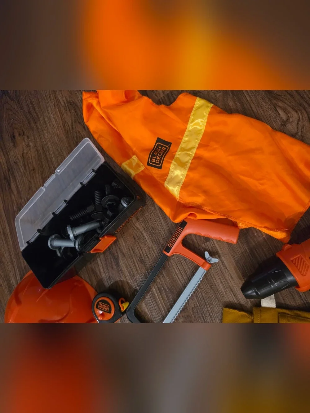 Kids Black +Decker Tool Set